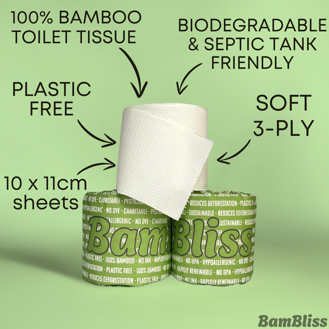 100% Bamboo Toilet Paper