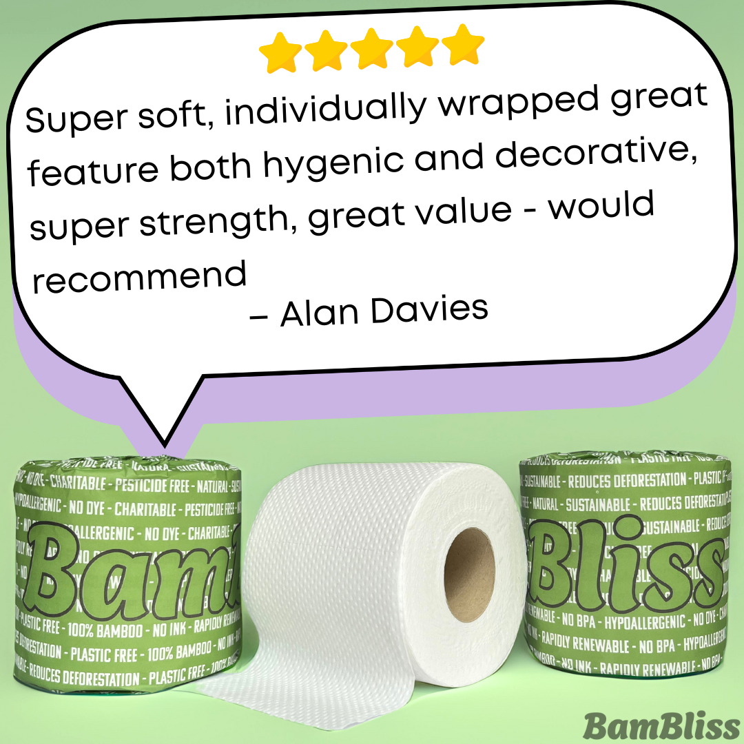 100% Bamboo Toilet Paper
