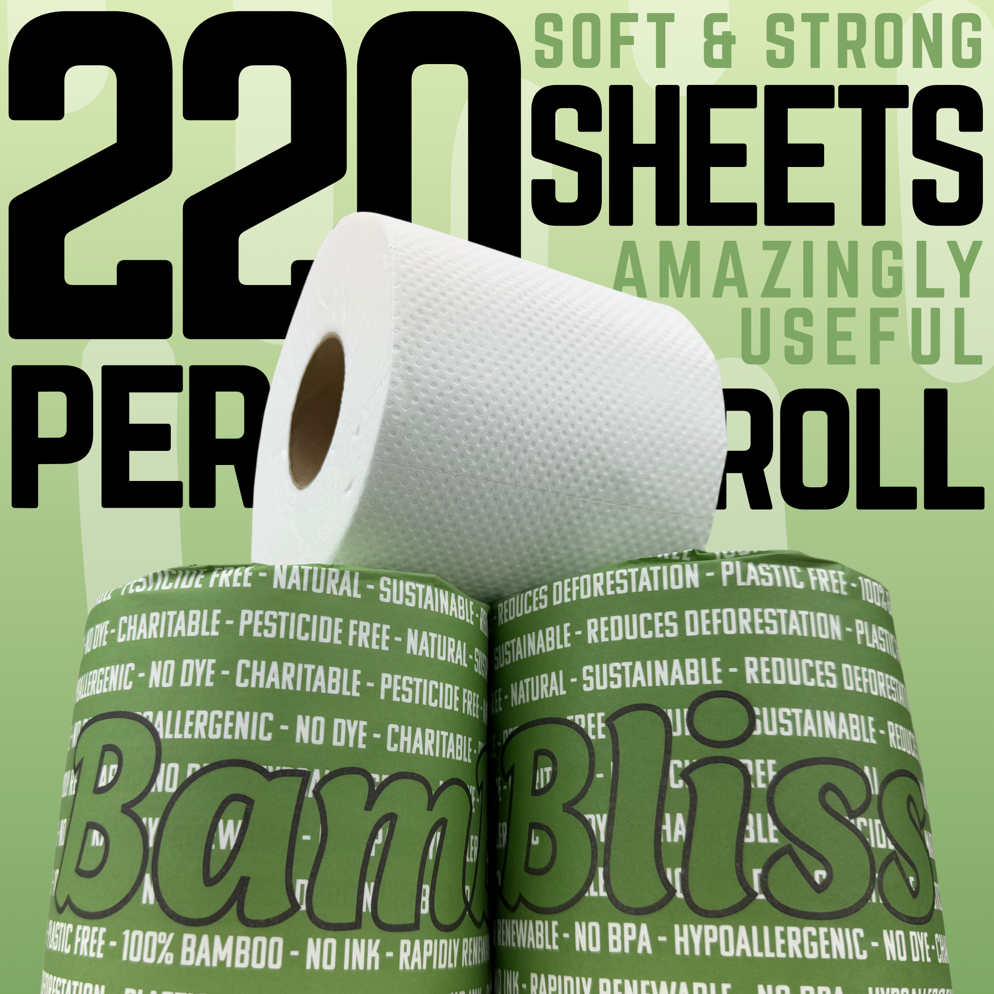 Original 100% Bamboo Toilet Paper