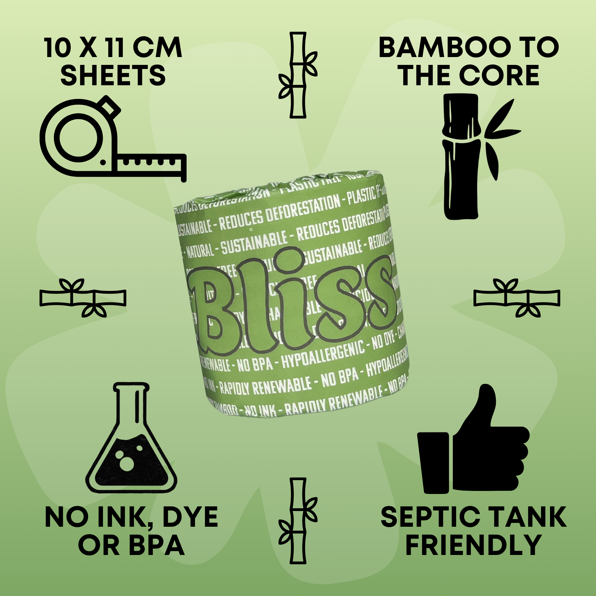 Original 100% Bamboo Toilet Paper