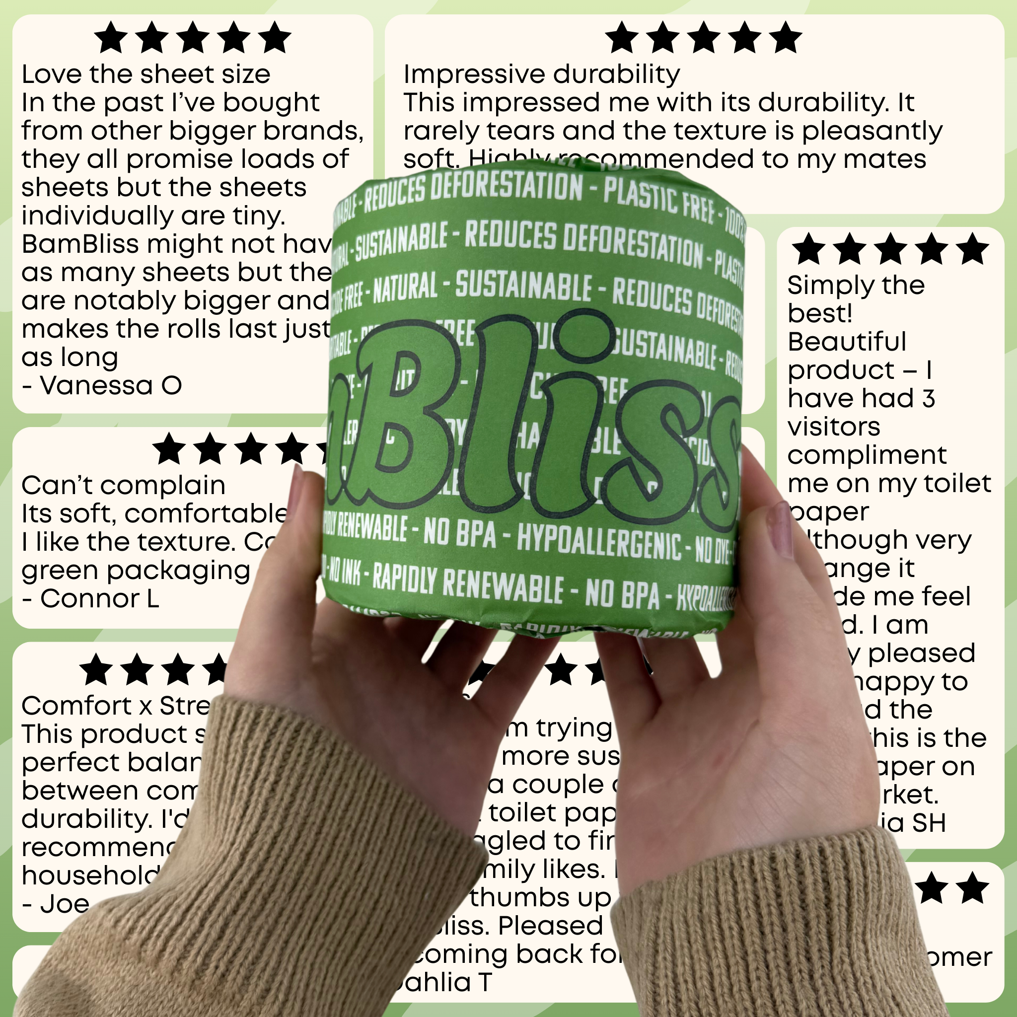 Original 100% Bamboo Toilet Paper