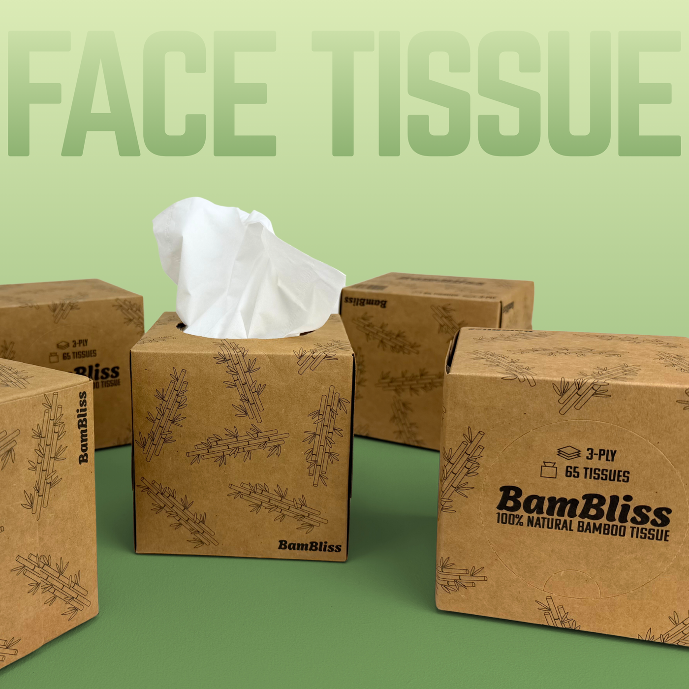 100% Bamboo Face Tissue