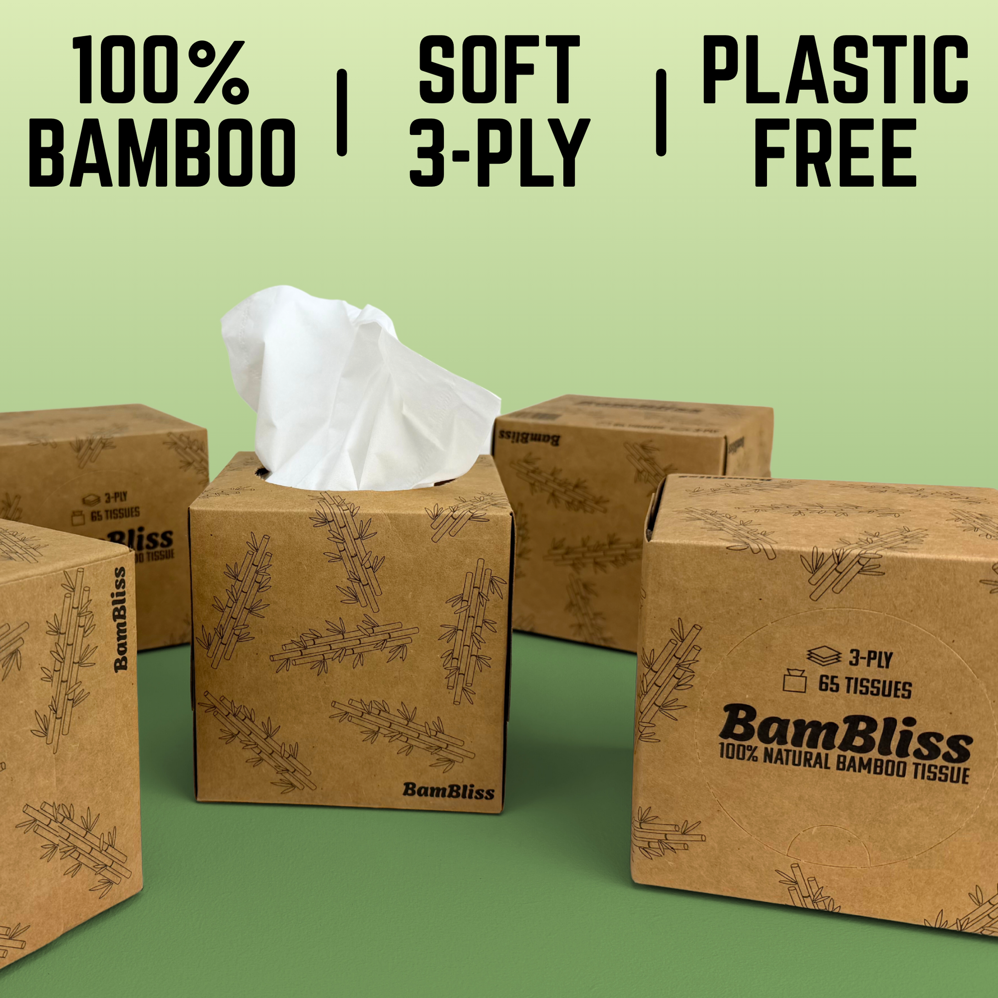 100% Bamboo Face Tissue