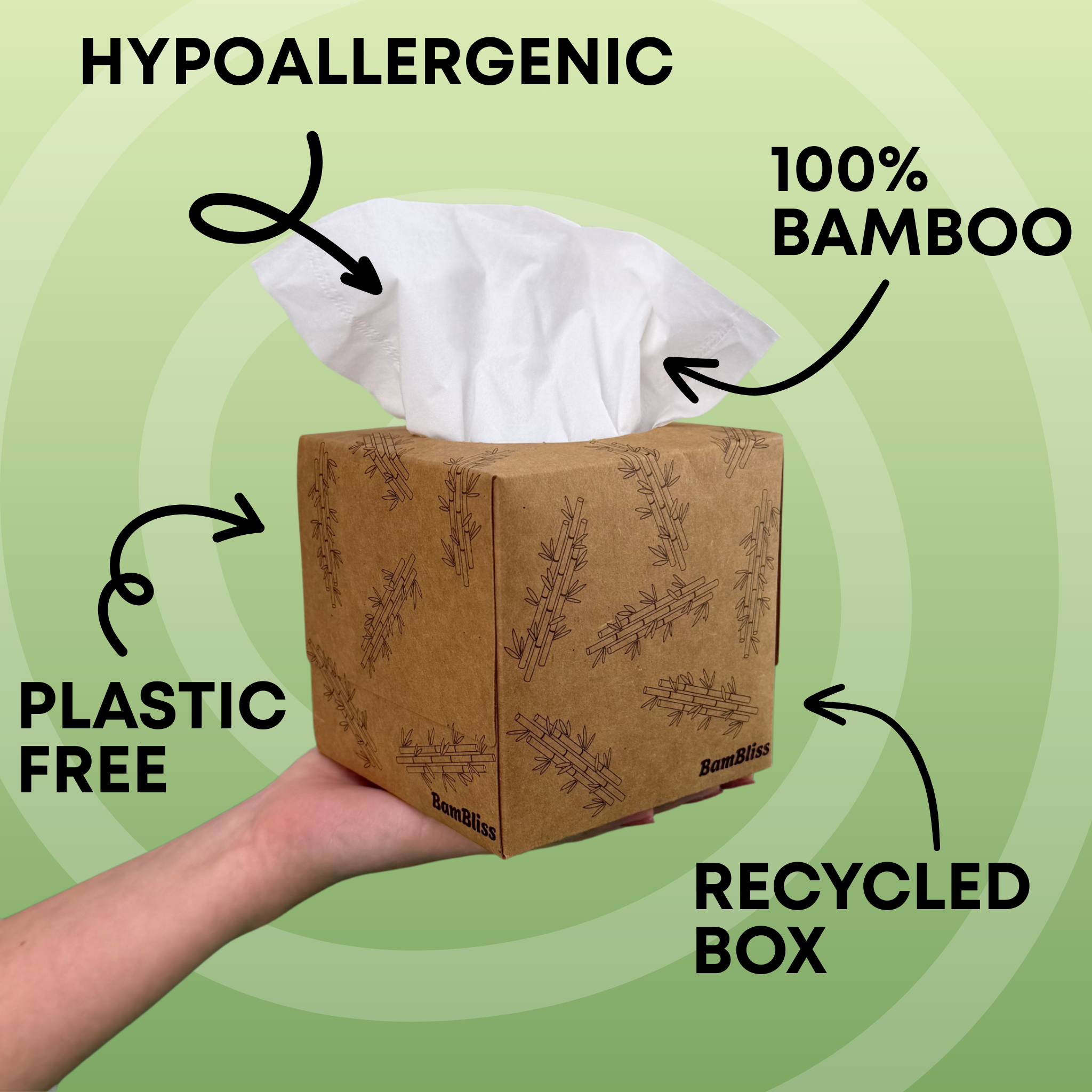 100% Bamboo Face Tissue
