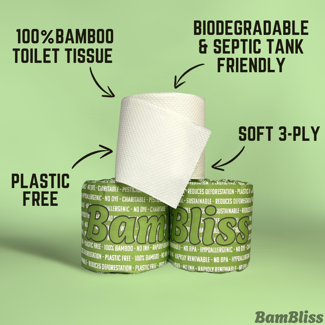 100% Bamboo Toilet Paper