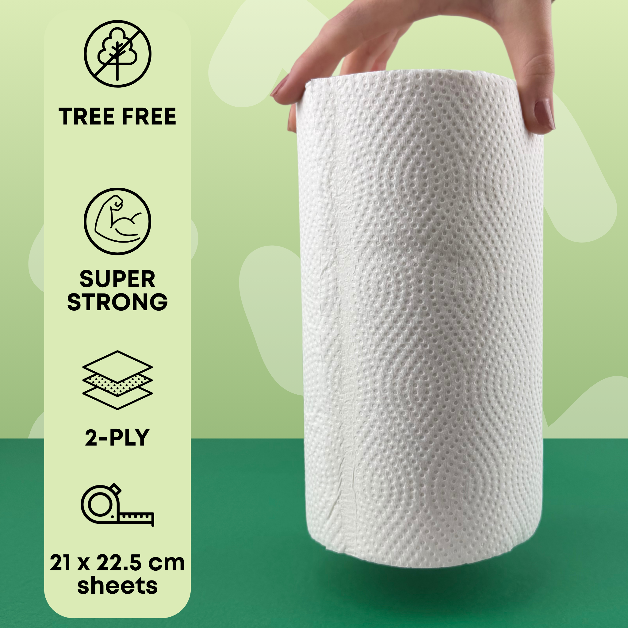 100% Bamboo Kitchen Roll
