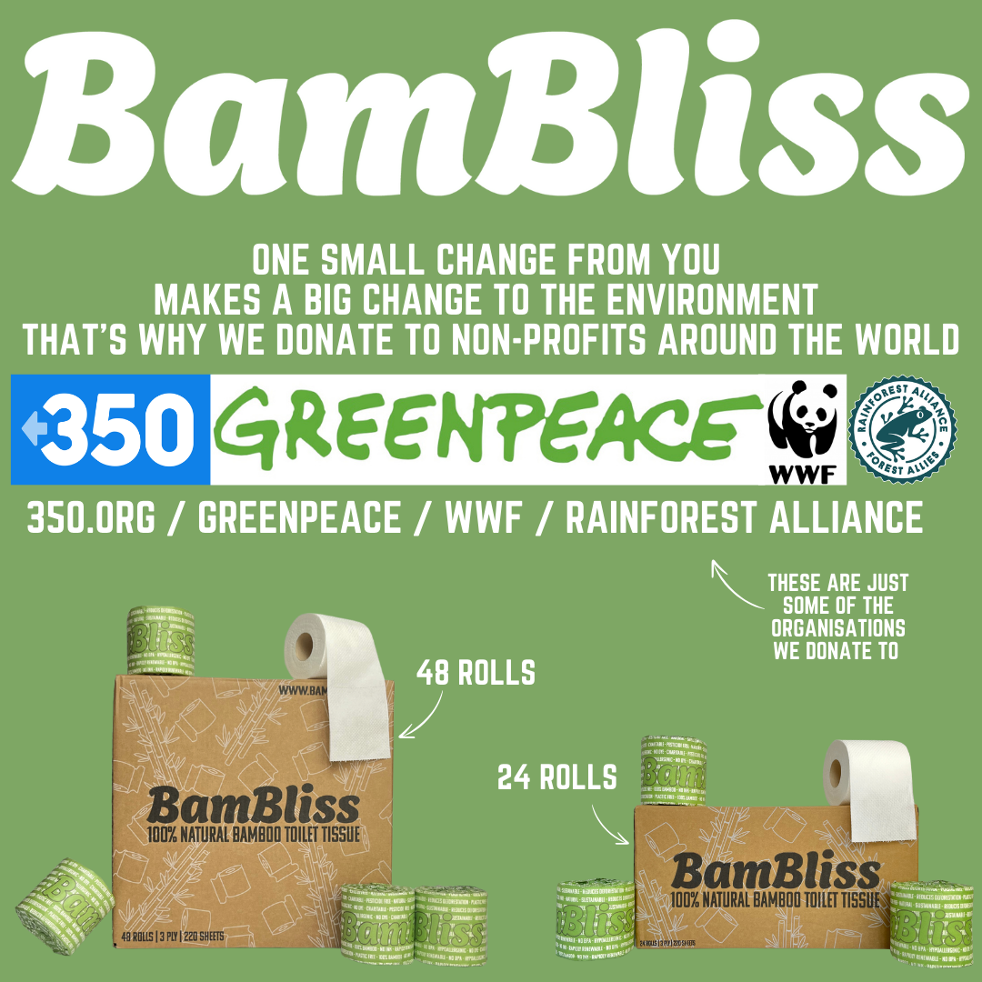 Original 100% Bamboo Toilet Paper