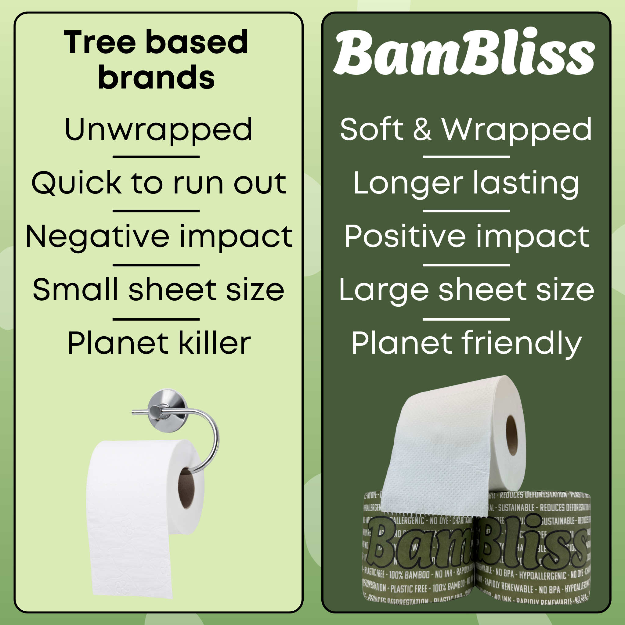 Jumbo 100% Bamboo Toilet Paper