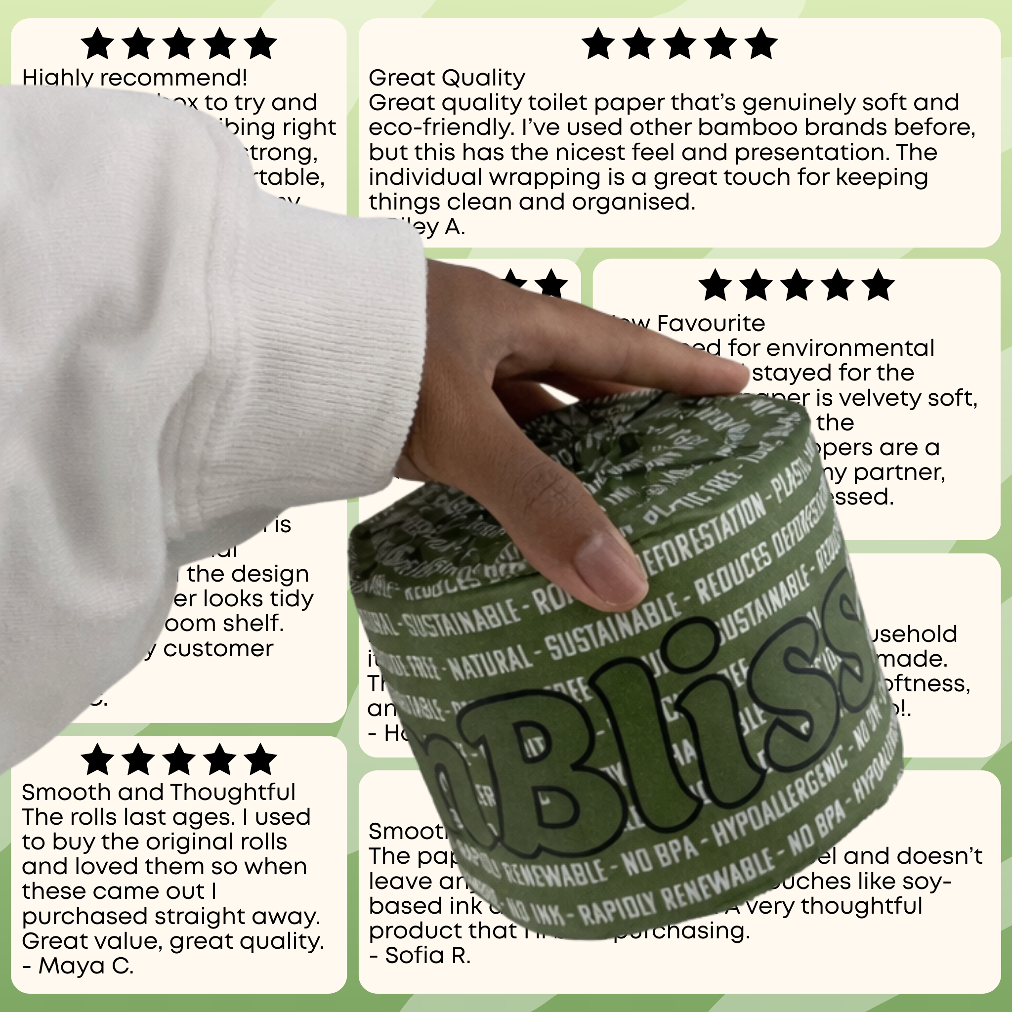 Jumbo 100% Bamboo Toilet Paper